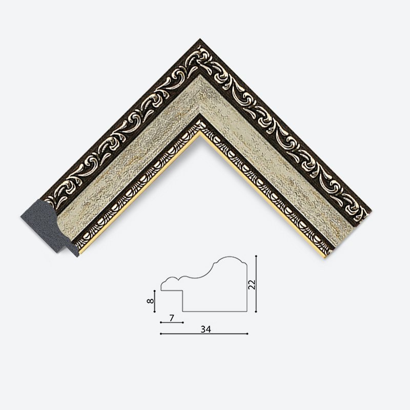 пластиковий багет 3422-01